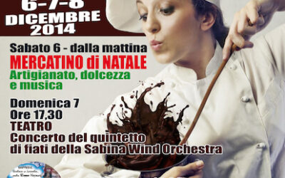 6 – 8 dicembre – A Poggio Moiano il Natale è più dolce che mai. Il coccolato sarà il protagonista insieme a Babbo Natale