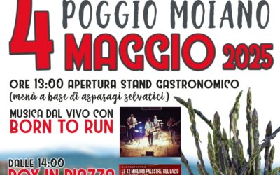 Poggio Moiano (RI), Sagra dell’Asparago Selvatico –  4 mag
