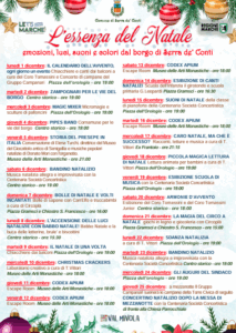 Serra de' Conti (AN), è l'Essenza del Natale nelle Marche – 1/25 dicembre