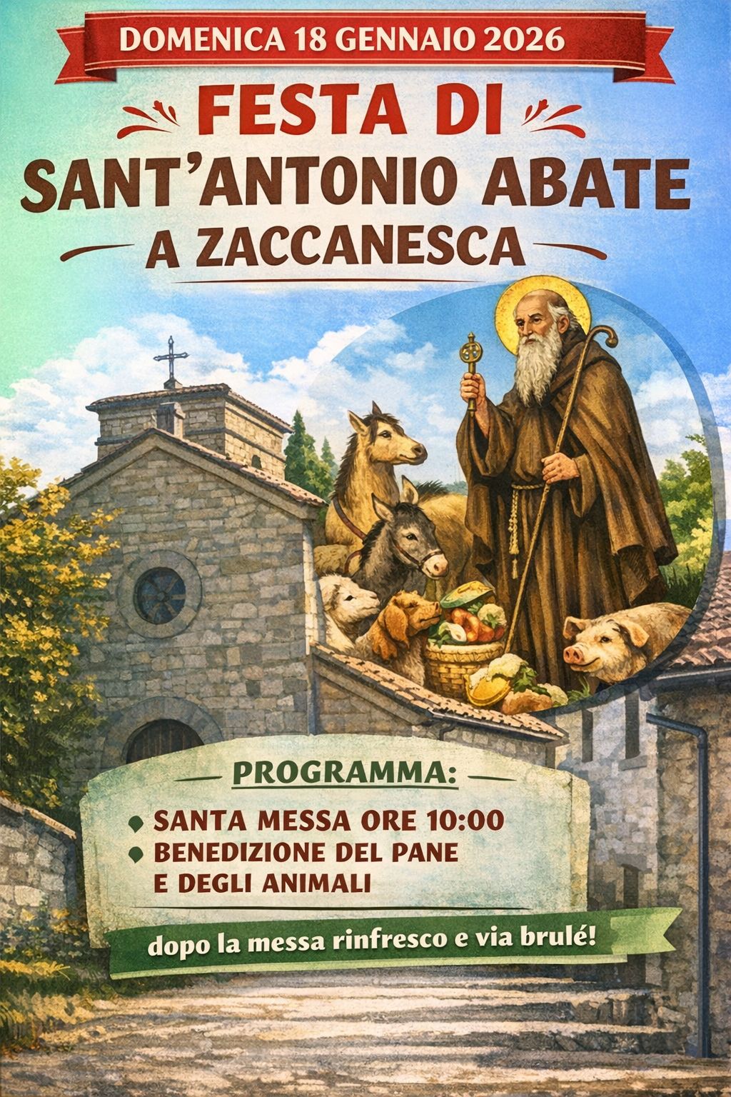 Zaccanesca (BO), è Sant’Antonio Abate – 17 gen – Fuoriporta Zaccanesca (BO), è Sant’Antonio Abate - 17 gen - Fuoriporta