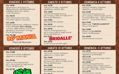 Bellegra (RM), è sagra delle tacchie ai porcini – 2/11 ottobre