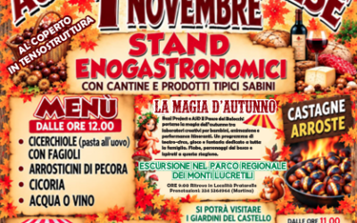 Orvinio (RI), Autunno Orviniese: i sapori della Sabina in festa – 1 nov